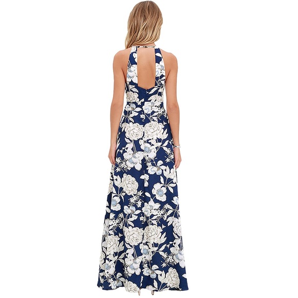 NWT Maxi Floral Off Shoulder Dress - Picture 3 of 8